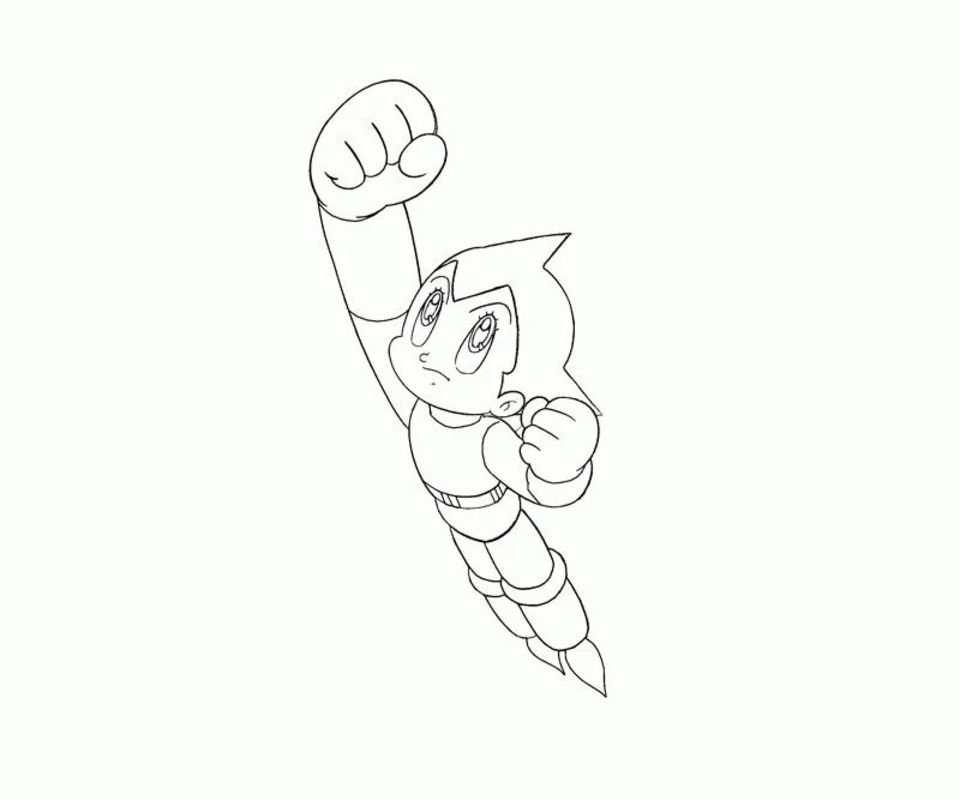 Dibujos de Dibuja Astro Boy 6 para colorear