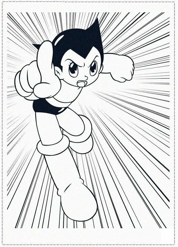 Dibujos de Dibuja Astro Boy gratis para colorear