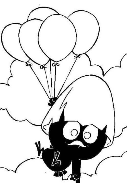 Dibuja Calimero 3 para colorir