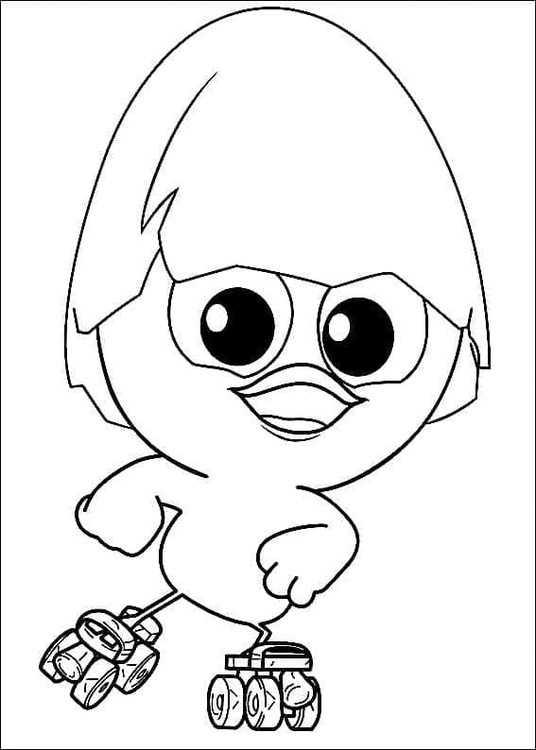 Dibuja Calimero 5 para colorir