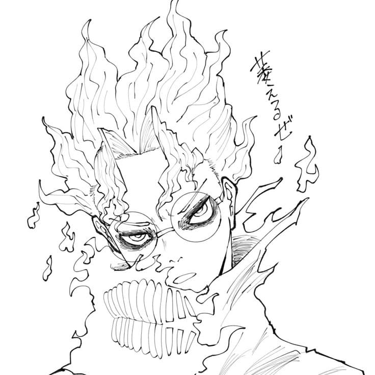 Dibujos de Dibuja Dandadan 1 para colorear