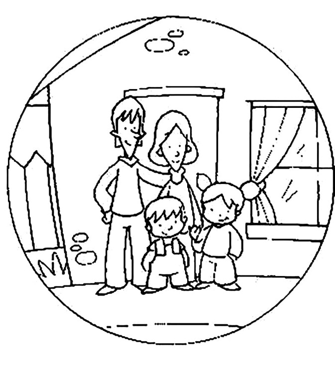 Dibujos de Dibuja Derechos de los Niños imprimir para colorear