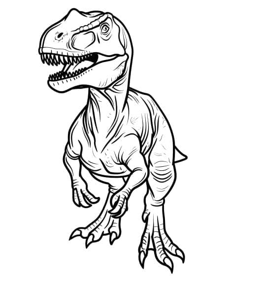 Dibuja Dinosaurio gratis para niños para colorir