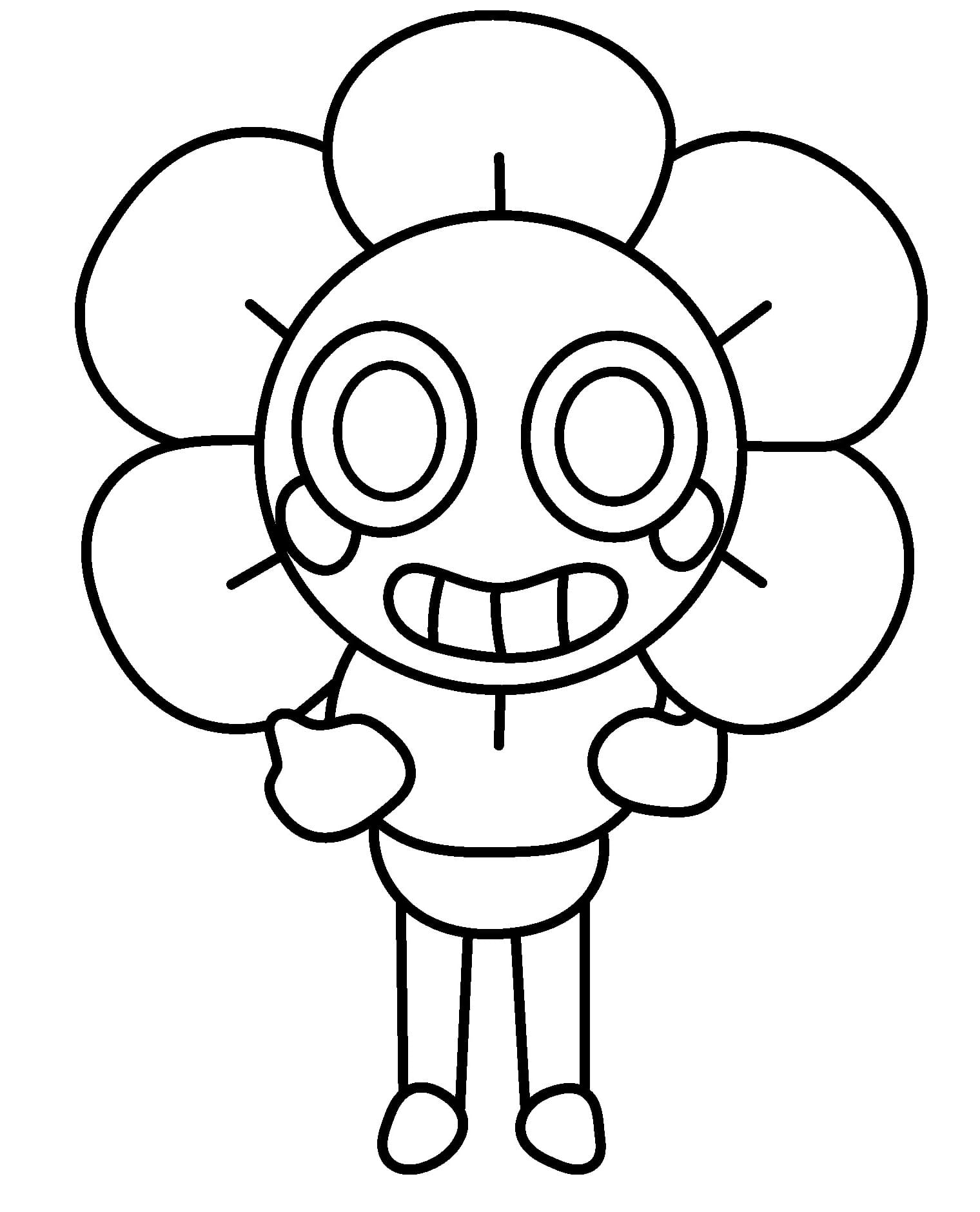 Dibujos de Dibuja el mundo de Dandy en Roblox para colorear