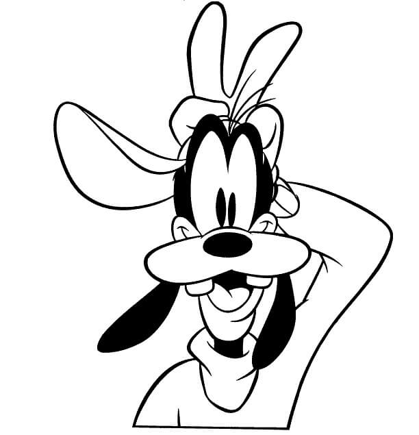 Dibuja Goofy 3 para colorir