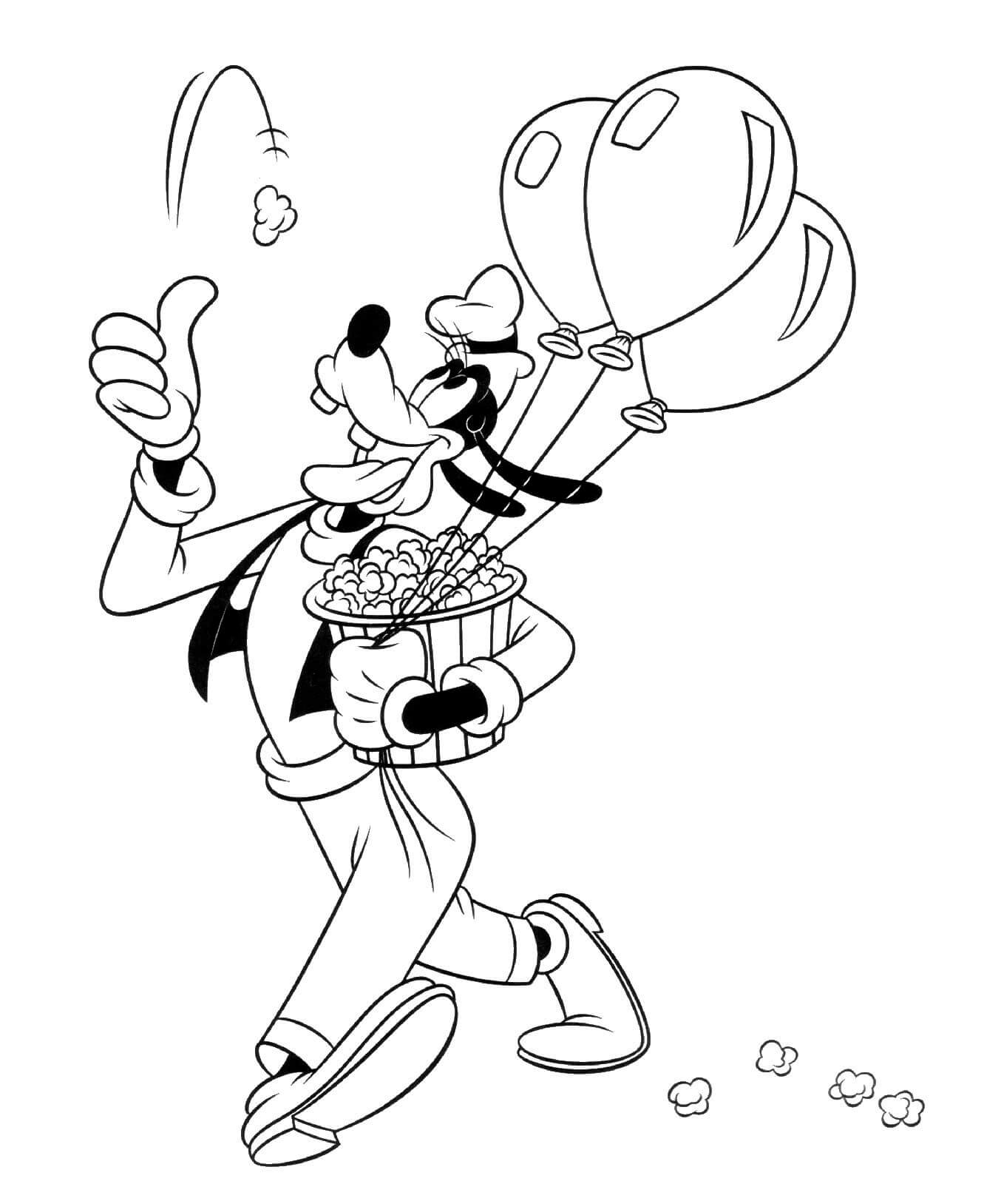 Dibuja Goofy gratis para colorir