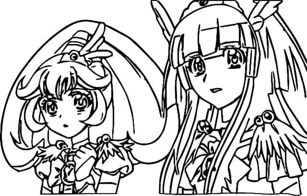 Dibujos de Dibuja gratis imprimir Glitter Force para colorear
