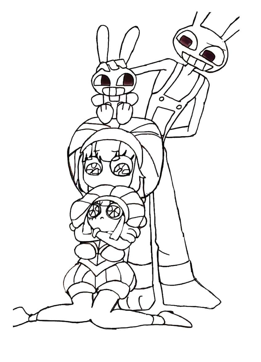 Dibuja Jax 1 para colorir