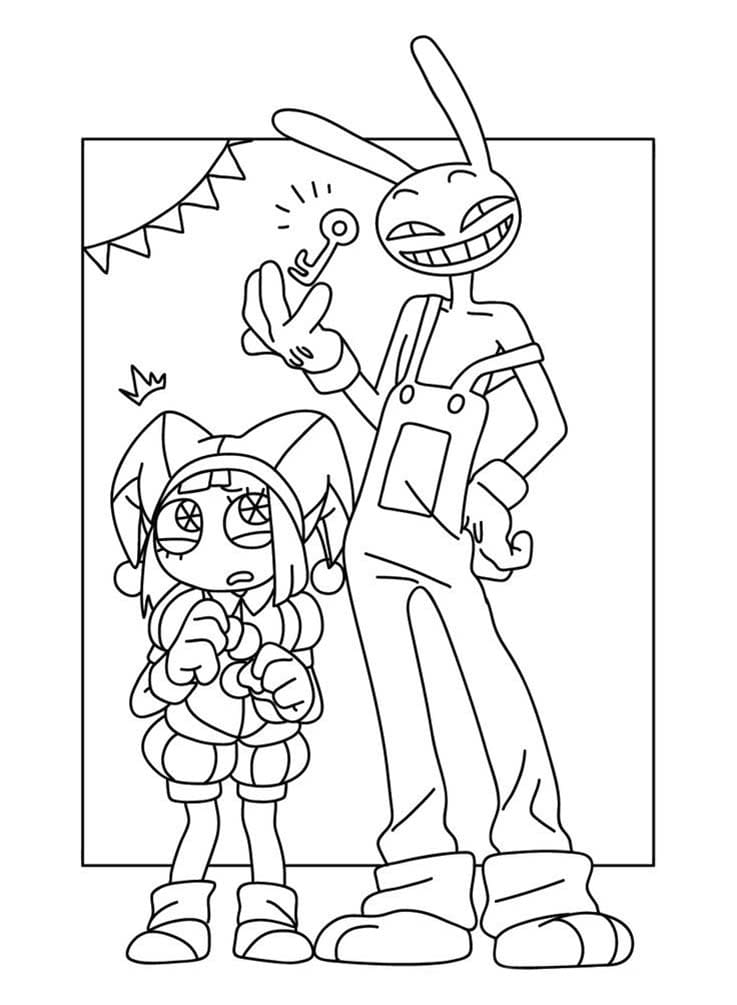 Dibuja Jax 3 para colorir