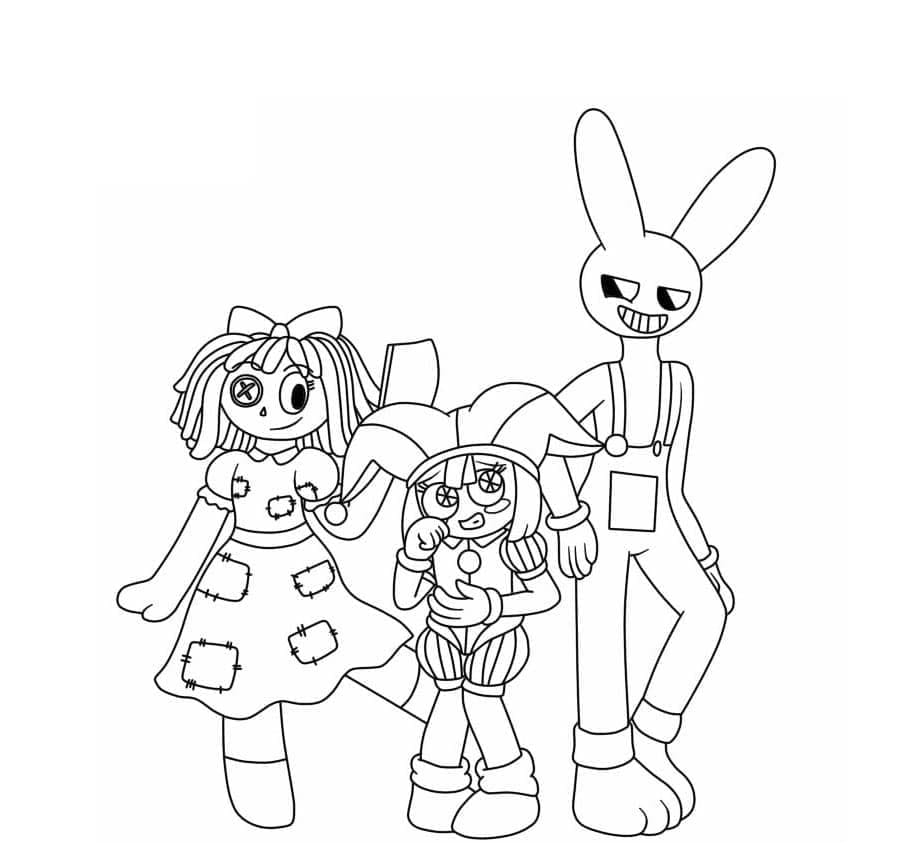 Dibuja Jax 4 para colorir