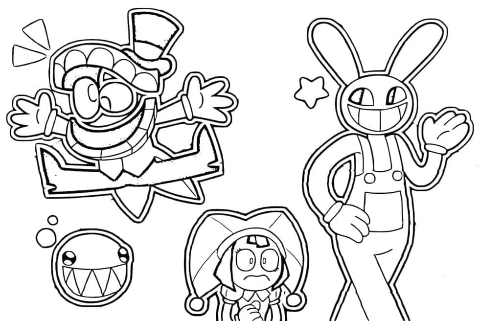 Dibuja Jax 6 para colorir
