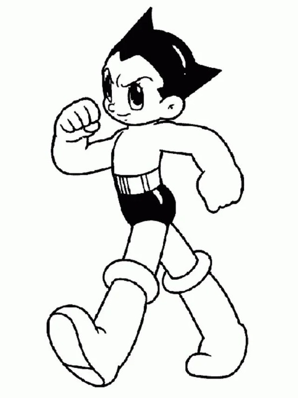 Dibujos de Dibuja la impresión de Astro Boy para colorear