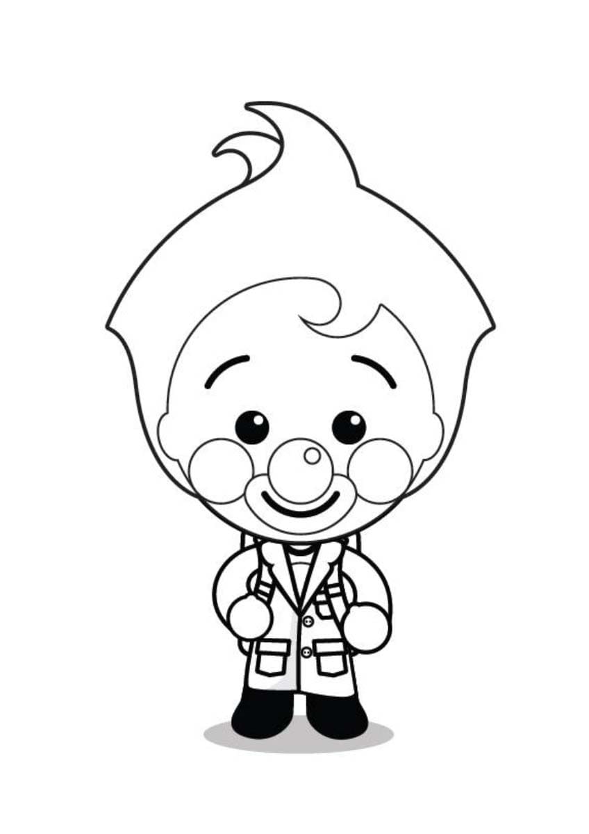 Dibujos de Dibuja la impresión de Plim Plim para colorear