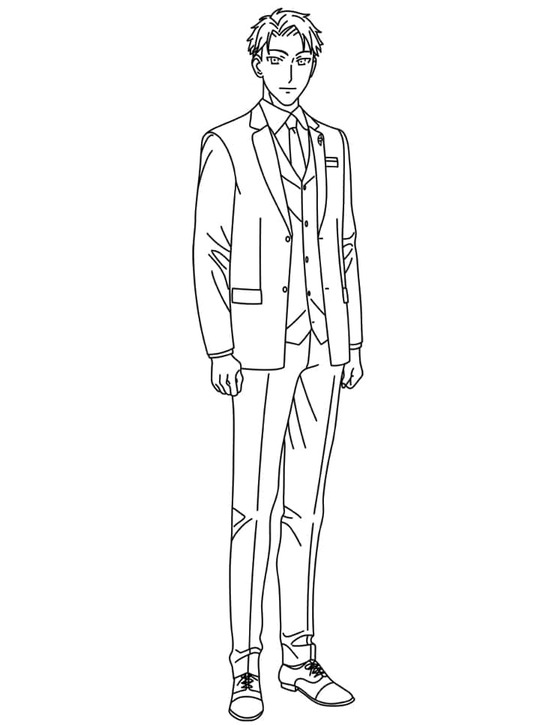 Dibujos de Dibuja Loid Forger gratis imprimible para colorear