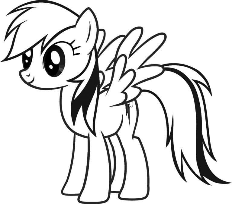 Dibujos de Dibuja My Little Pony 2 para colorear