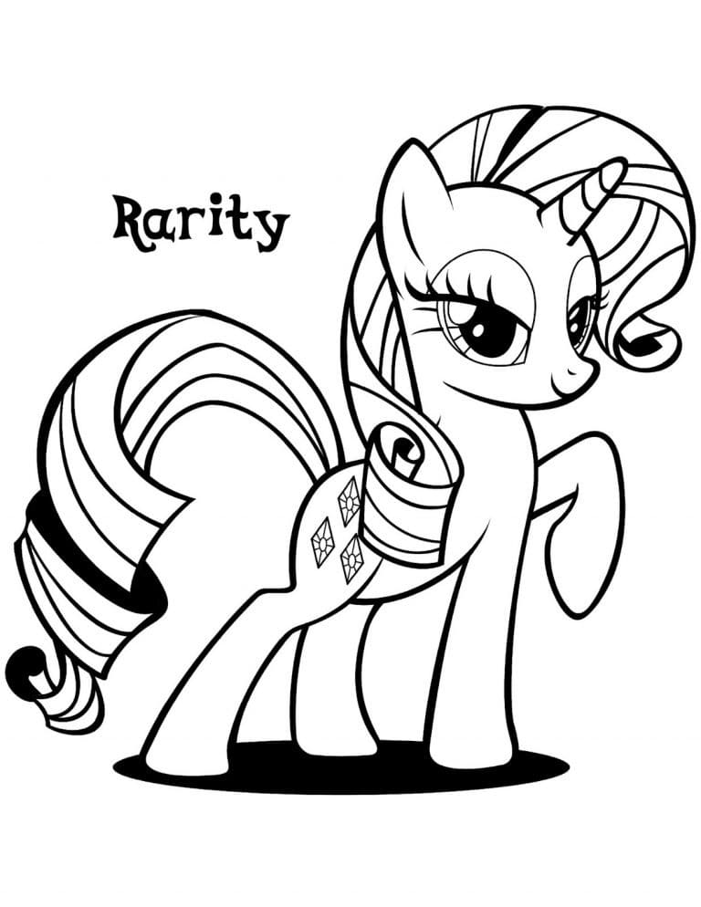 Dibujos de Dibuja My Little Pony 3 para colorear