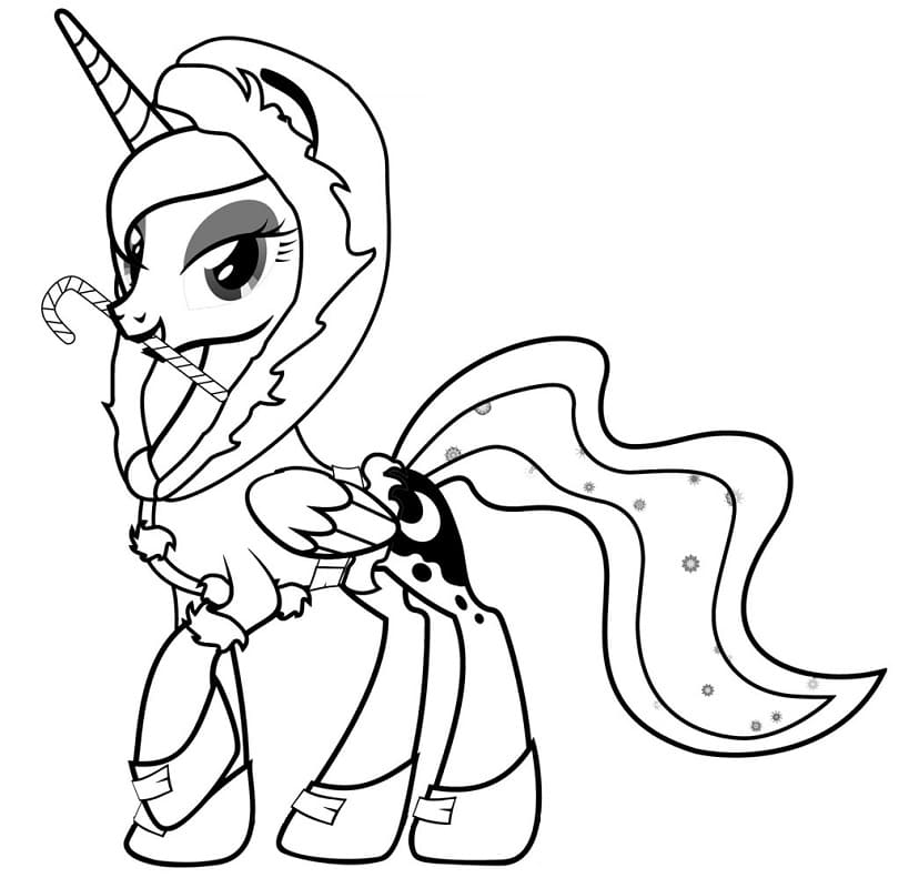 Dibujos de Dibuja My Little Pony 6 para colorear