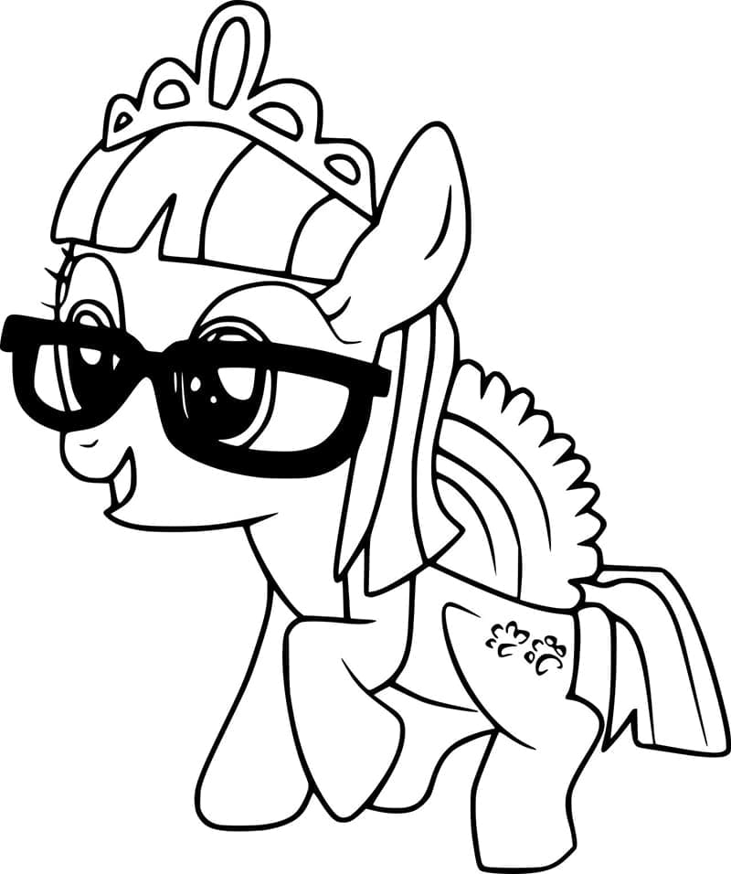 Dibujos de Dibuja My Little Pony gratis para niños para colorear