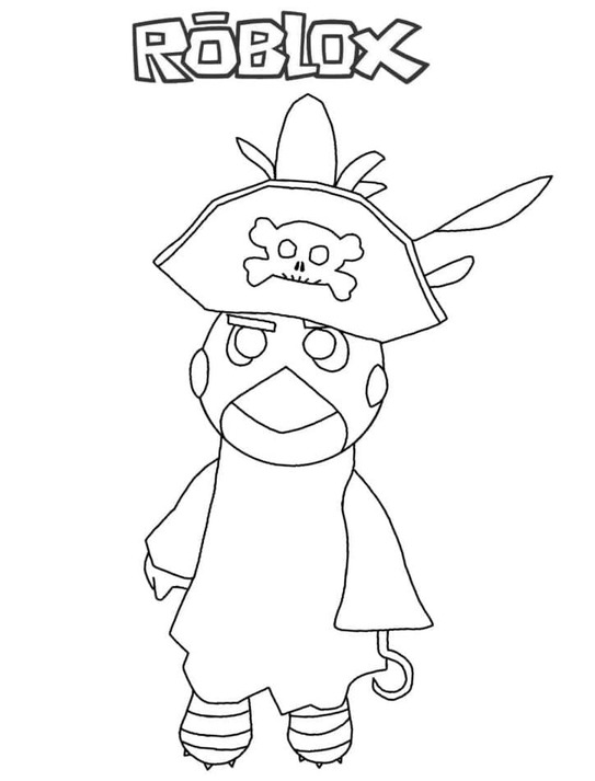 Dibujos de Dibuja Piggy Roblox Budgey para colorear