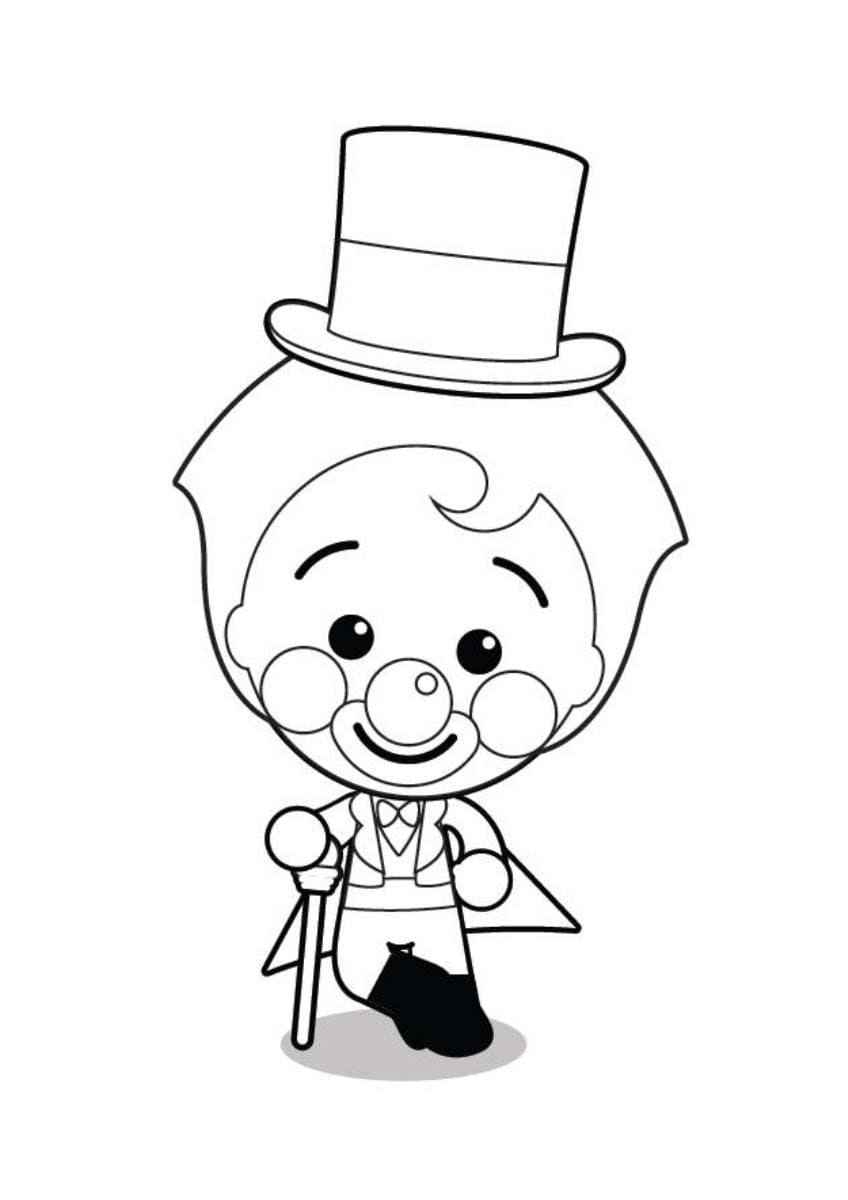 Dibujos de Dibuja Plim Plim imprimible para colorear