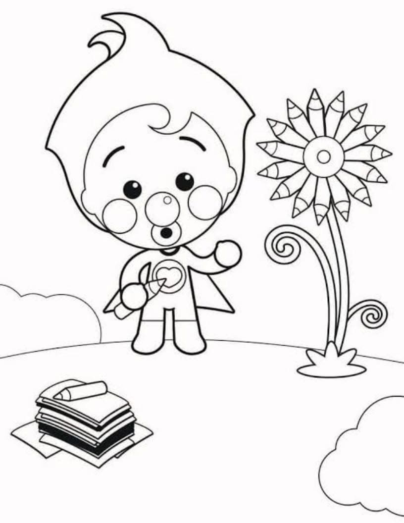 Dibujos de Dibuja Plim Plim para niños para colorear