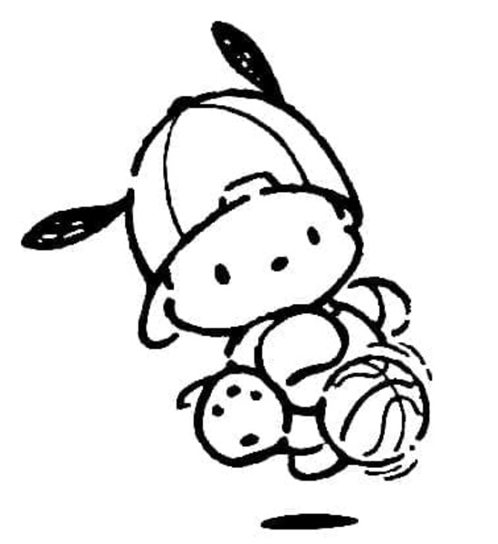 Dibujos de Dibuja Pochacco imprimir gratis para colorear