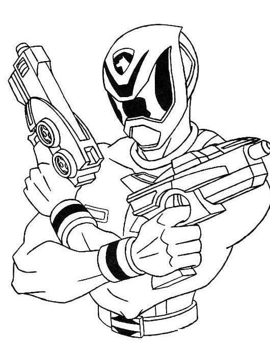 Dibuja Power Rangers SPD gratis para colorir