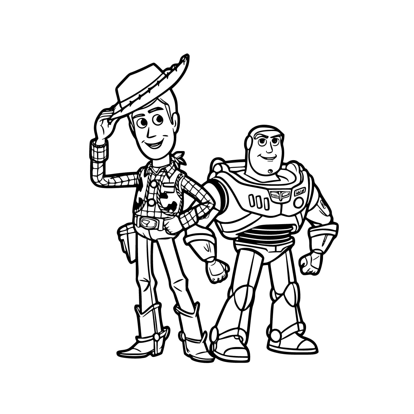 Dibujos de Dibuja Toy Story gratis para colorear