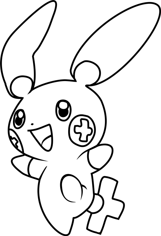 Dibujos de Dibuja un lindo Pokémon de Peluche para colorear