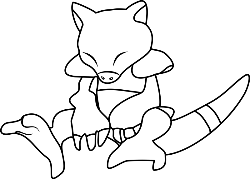 Dibujos de Dibujar a Abra Pokémon para colorear