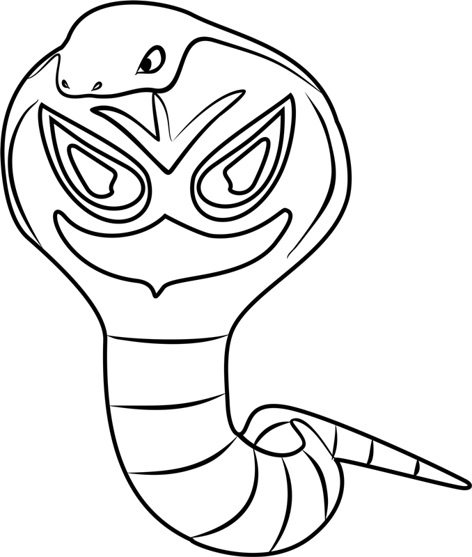 Dibujar al Pokémon Arbok para colorir