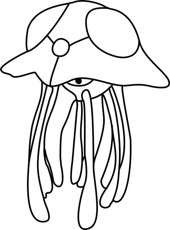 Dibujos de Dibujar al Pokémon Tentacruel para colorear