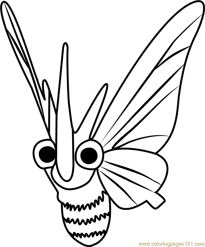 Dibujar al Pokémon Venomoth para colorir