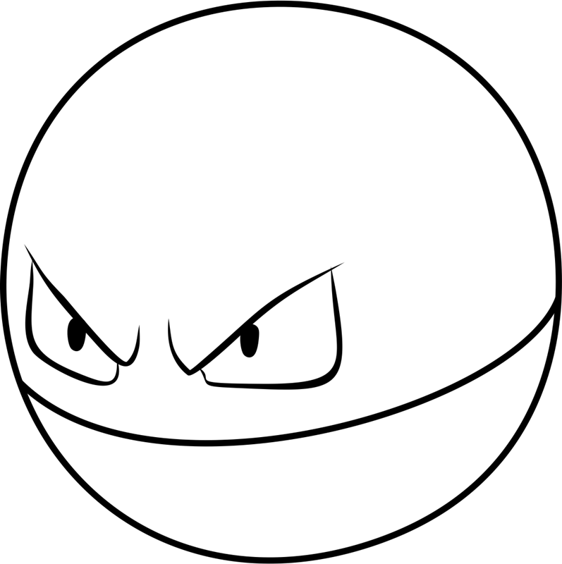 Dibujar al Pokémon Voltorb para colorir