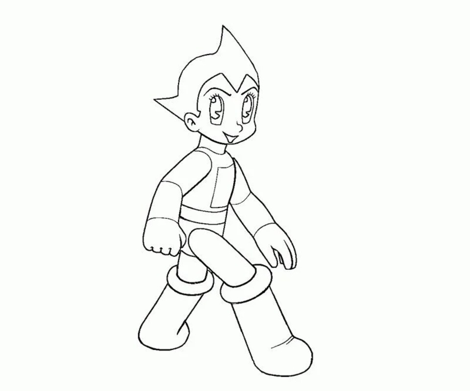Dibujos de Dibujar Astro Boy fácil para colorear