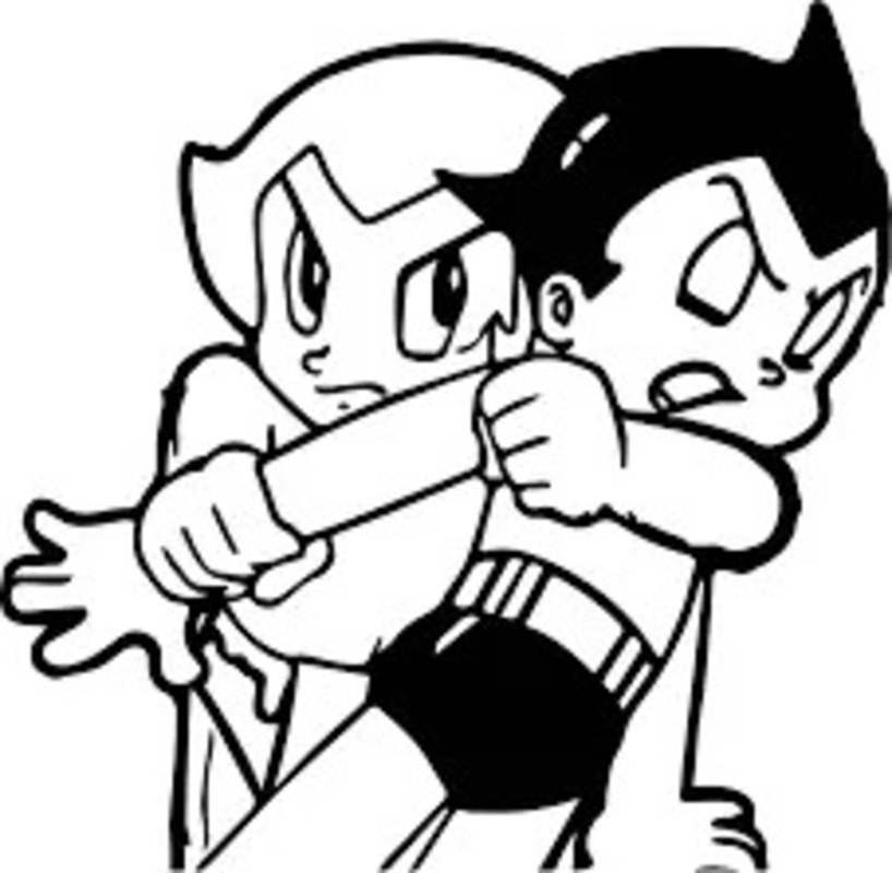 Dibujos de Dibujar Astro Boy imprimible para niños para colorear