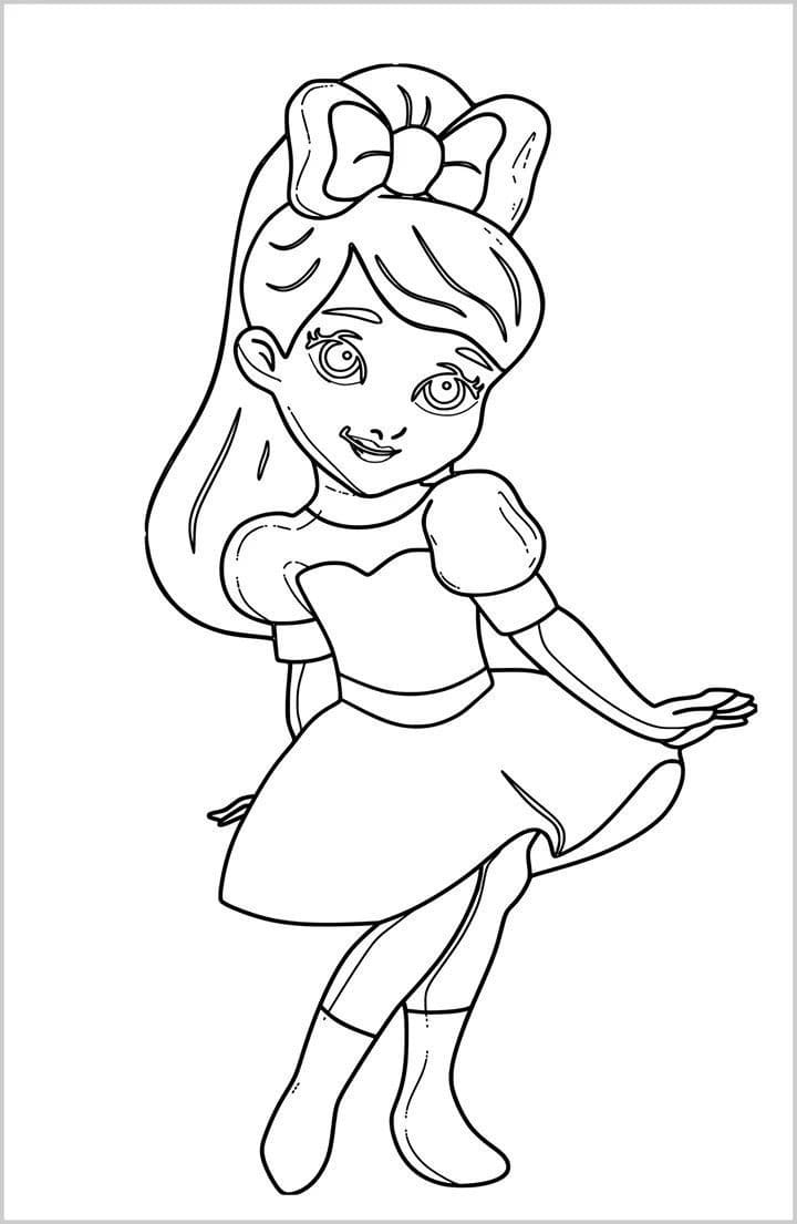 Dibujar Bely lindo gratis para colorir