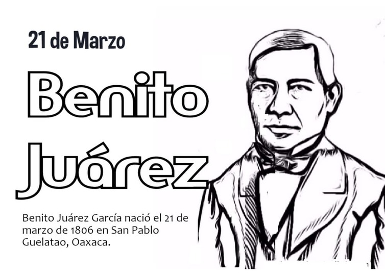 Dibujos de Dibujar Benito Juarez 3 para colorear