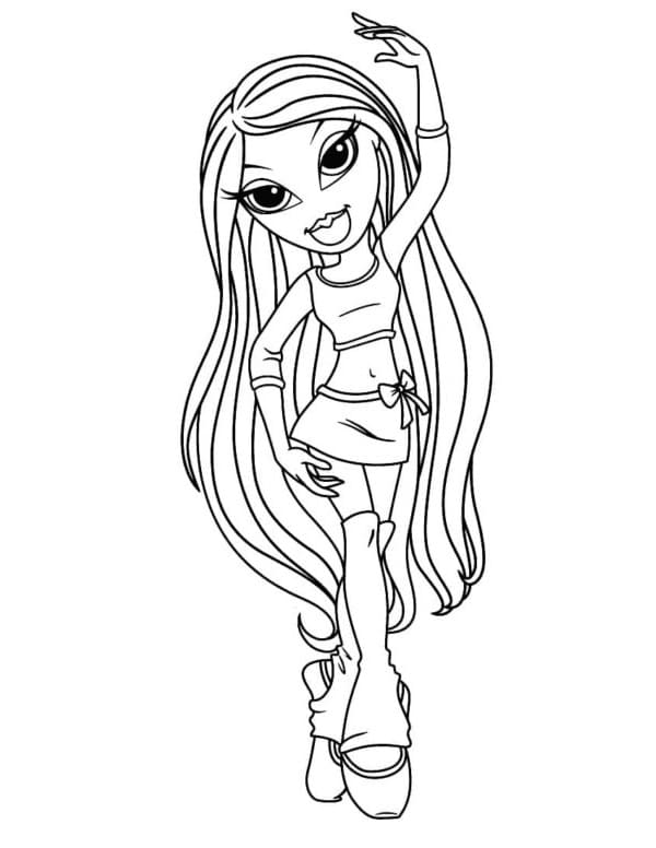 Dibujos de Dibujar Bratz Fianna para colorear