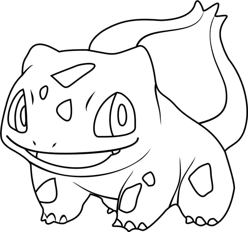 Dibujos de Dibujar Bulbasaur libre para colorear