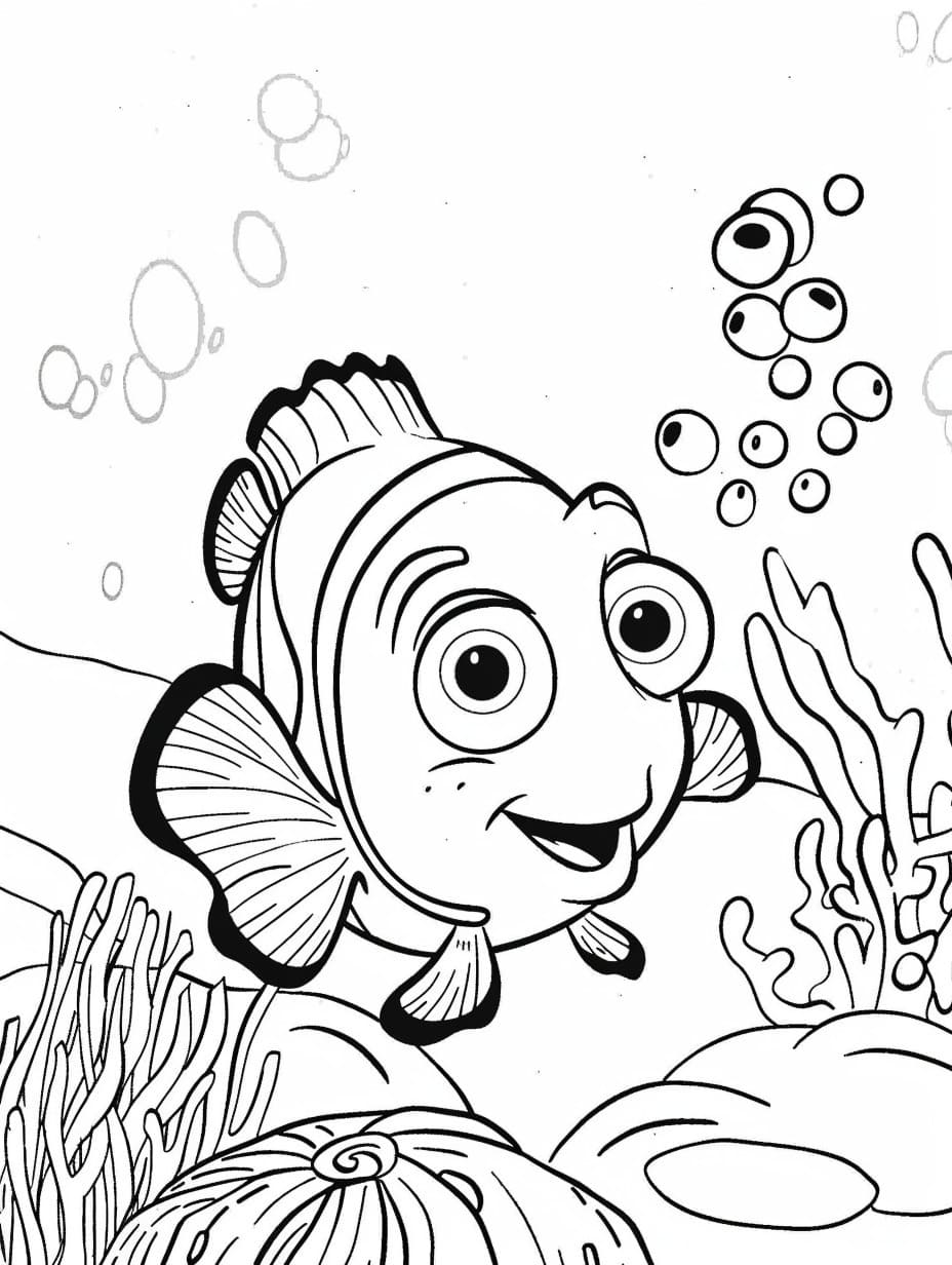 Dibujar Buscando A Nemo 1 para colorir