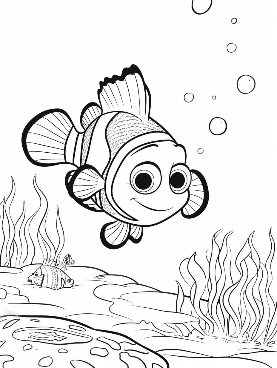 Dibujar Buscando A Nemo 2 para colorir