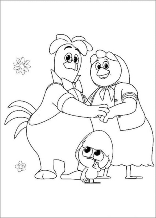 Dibujar Calimero imprimible en niños. para colorir