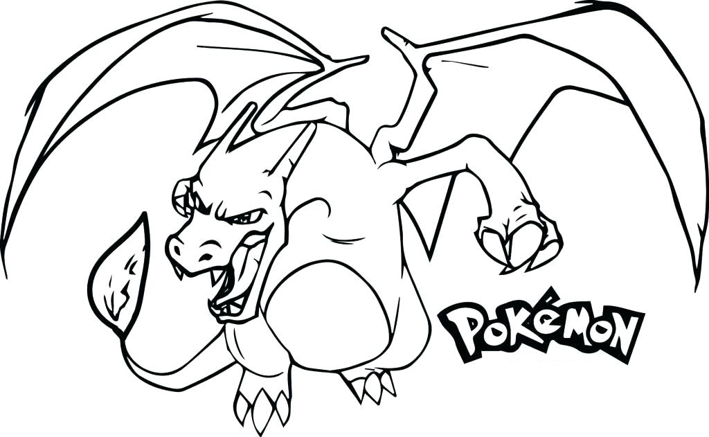 Dibujar Charizard feroz para colorir