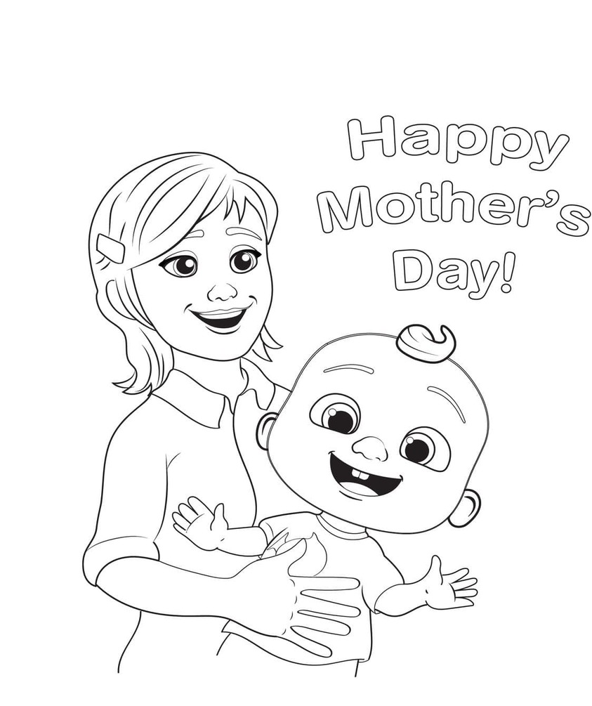 Dibujos de Dibujar Cocomelon 5 para colorear