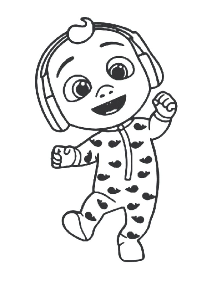 Dibujos de Dibujar Cocomelon básico para colorear