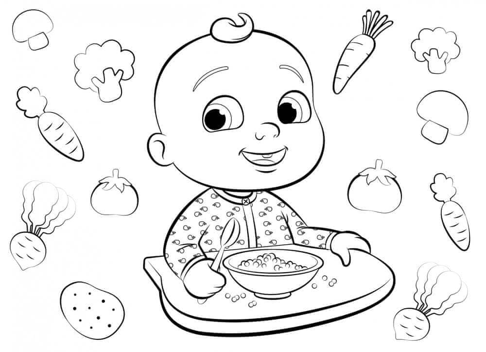 Dibujos de Dibujar Cocomelon gratis para colorear