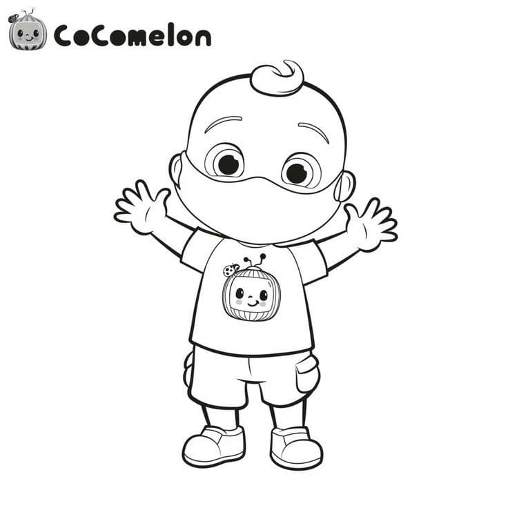 Dibujos de Dibujar Cocomelon imprimible para colorear