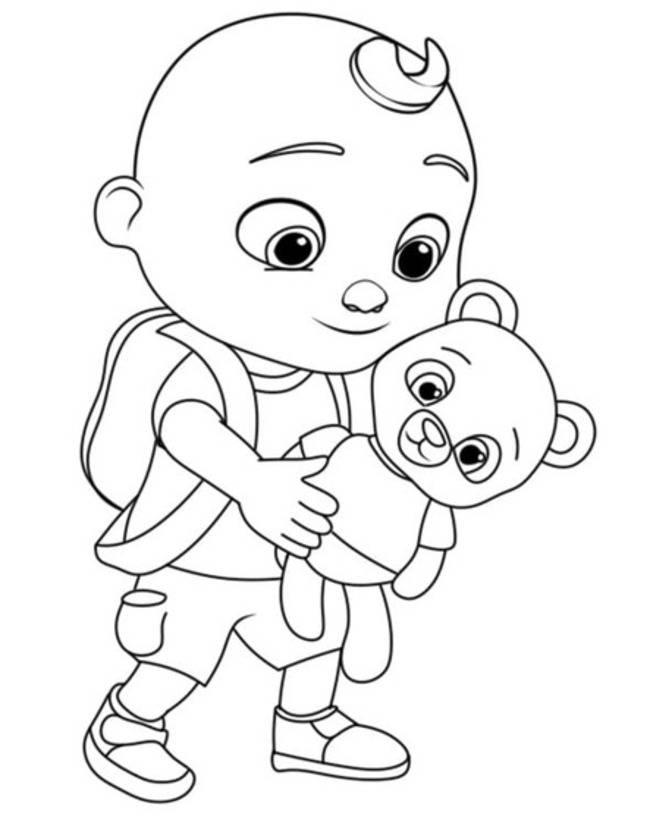Dibujos de Dibujar Cocomelon muy básico para colorear