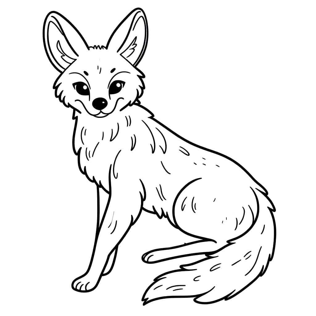 Dibujos de Dibujar Coyote 5 para colorear